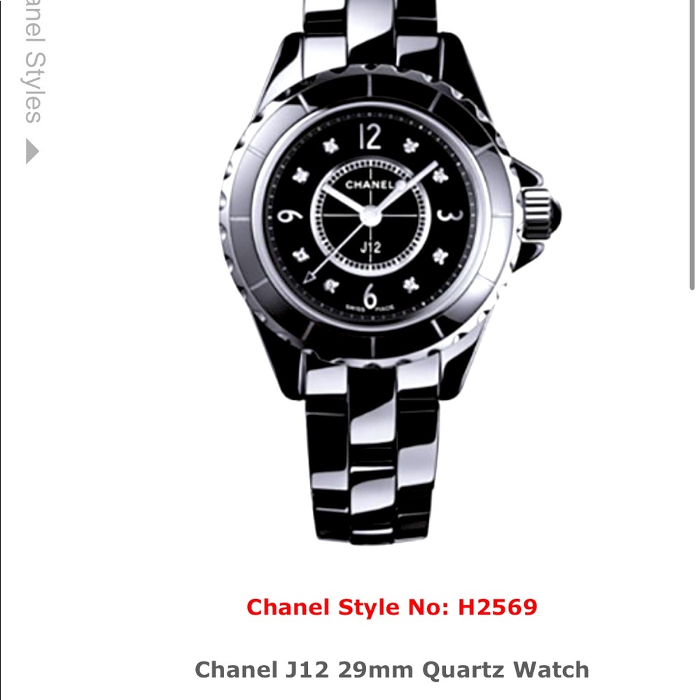 Chanel J12 Watch with Diamonds.